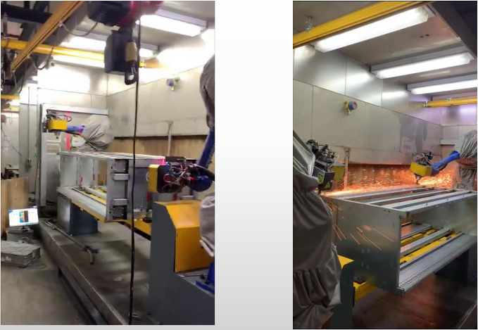 蘇州中達服務(wù)器機箱3D焊疤打磨系統(tǒng)案例