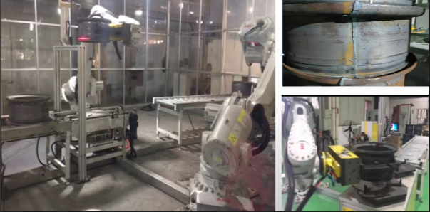 輪轂自動化焊縫打磨解決方案